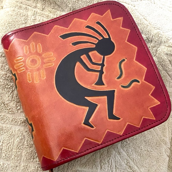 Native Other - Kokopelli CD/DVD Vintage Leather Case